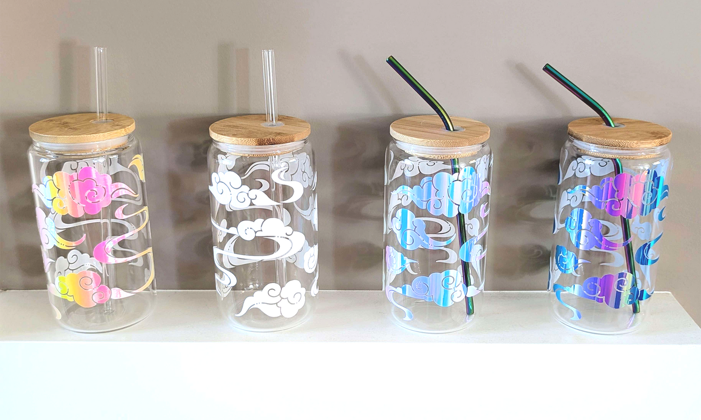 Dusk Cloud-9 Glass Tumblers