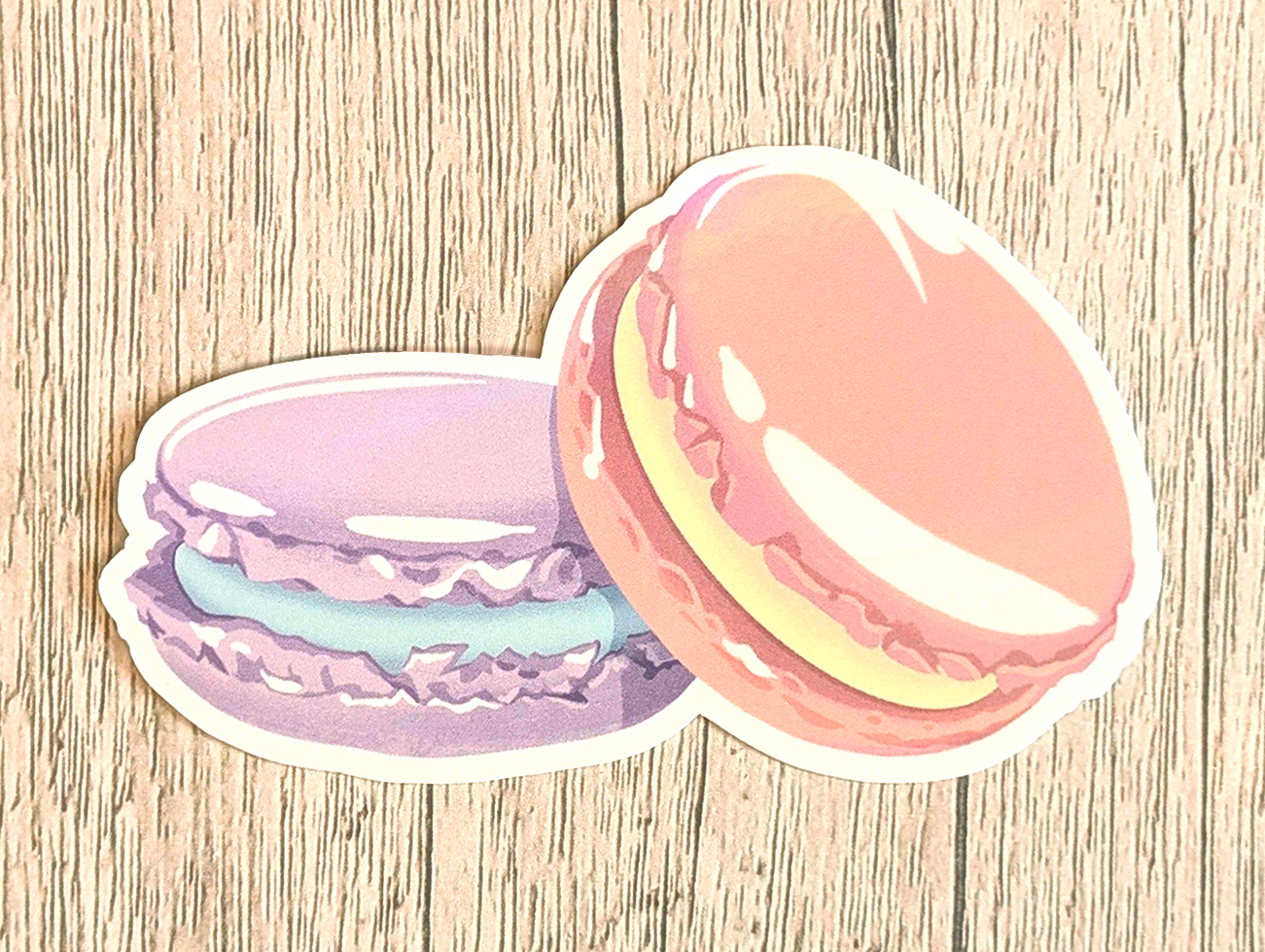 Holo Macaron Vinyl Waterproof Die Cut Sticker