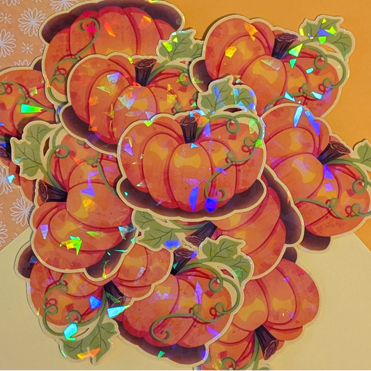 Pumpkin Die Cut Stickers