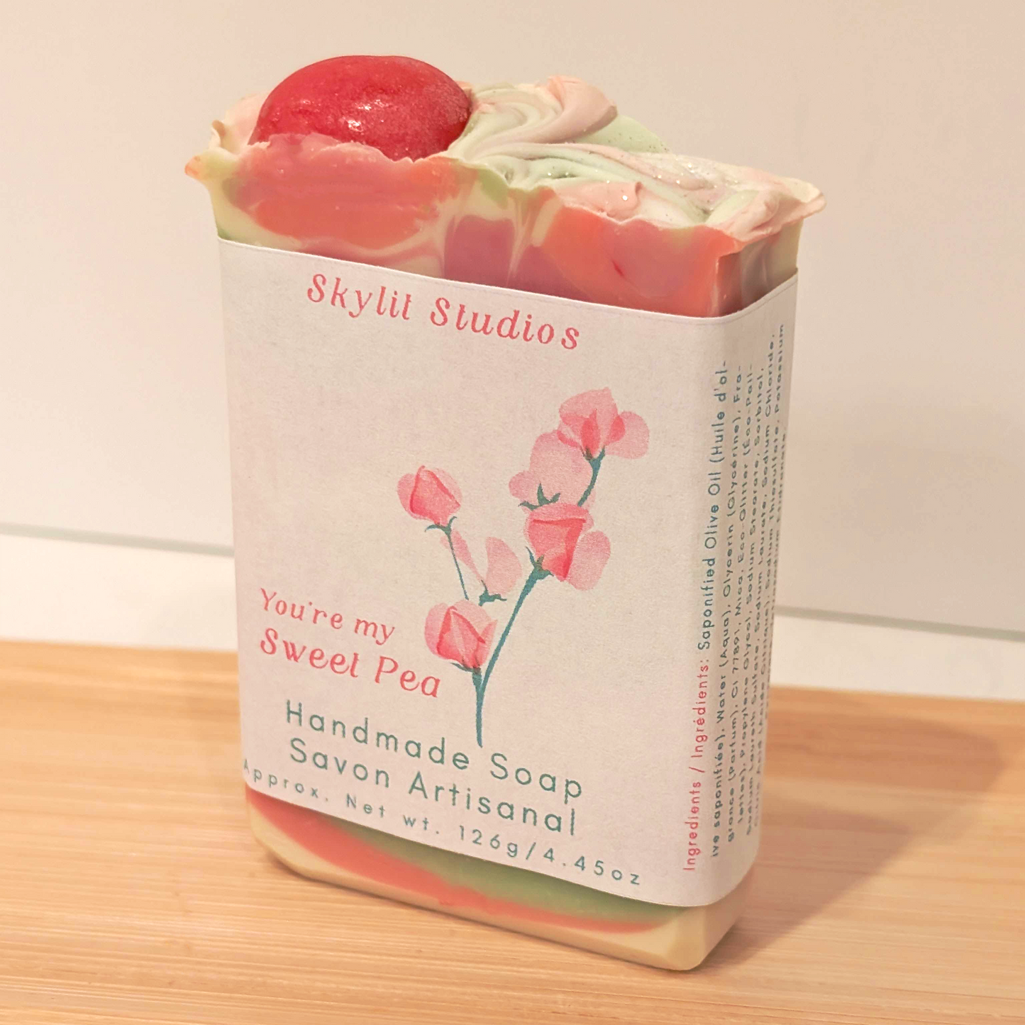 You're my Sweet Pea Bar Soap