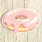 Holo Donut | Doughnut Vinyl Waterproof Die Cut Sticker