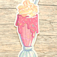 Holo Milkshake Vinyl Waterproof Die Cut Sticker