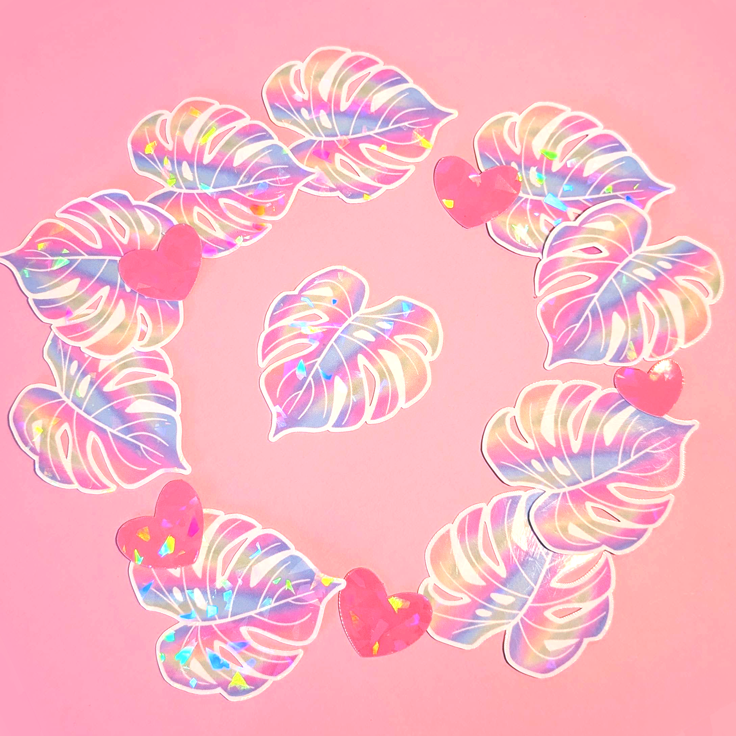 Monstera Die Cut Stickers