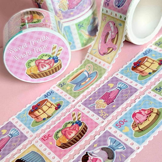 Sweet Treats Dessert Stamp Washi Tape