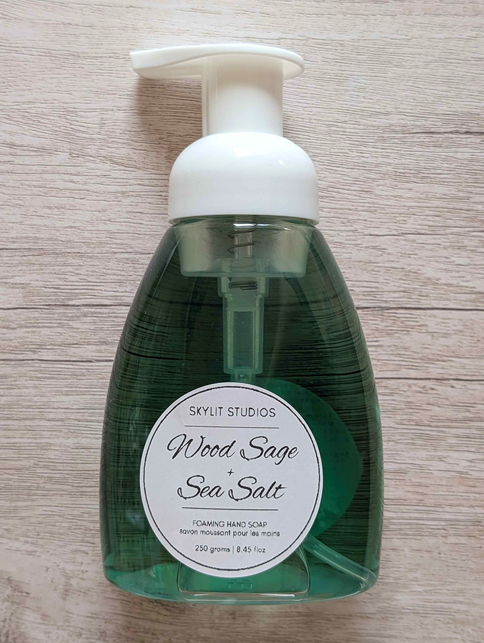 Wood Sage + Sea Salt Foaming Soap