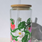 Green Strawberry Bliss  Glass Tumblers