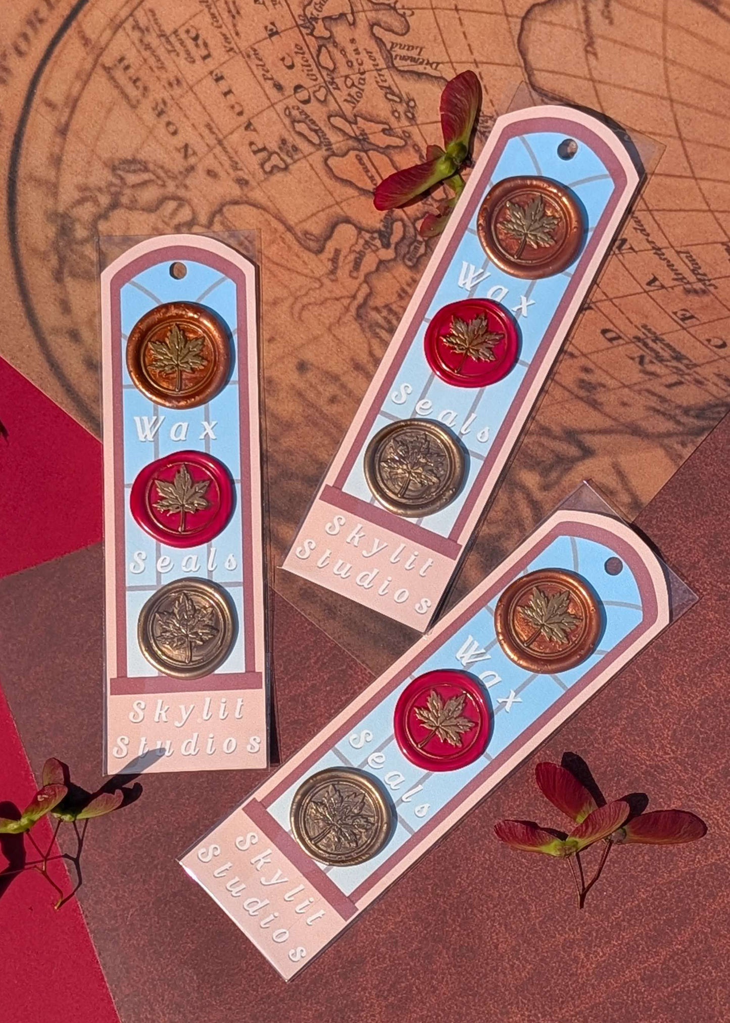 Maple Wax Seal Sets (3-Pack)