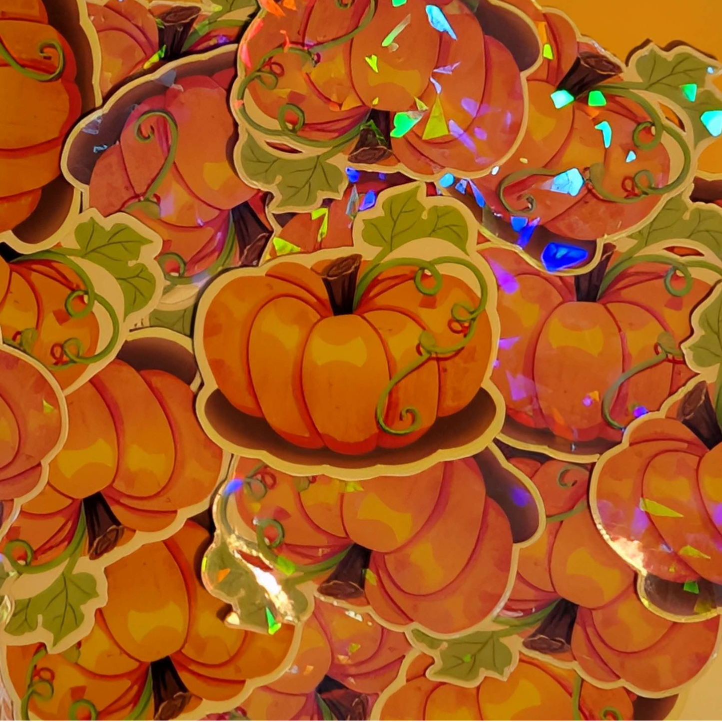 Pumpkin Die Cut Stickers