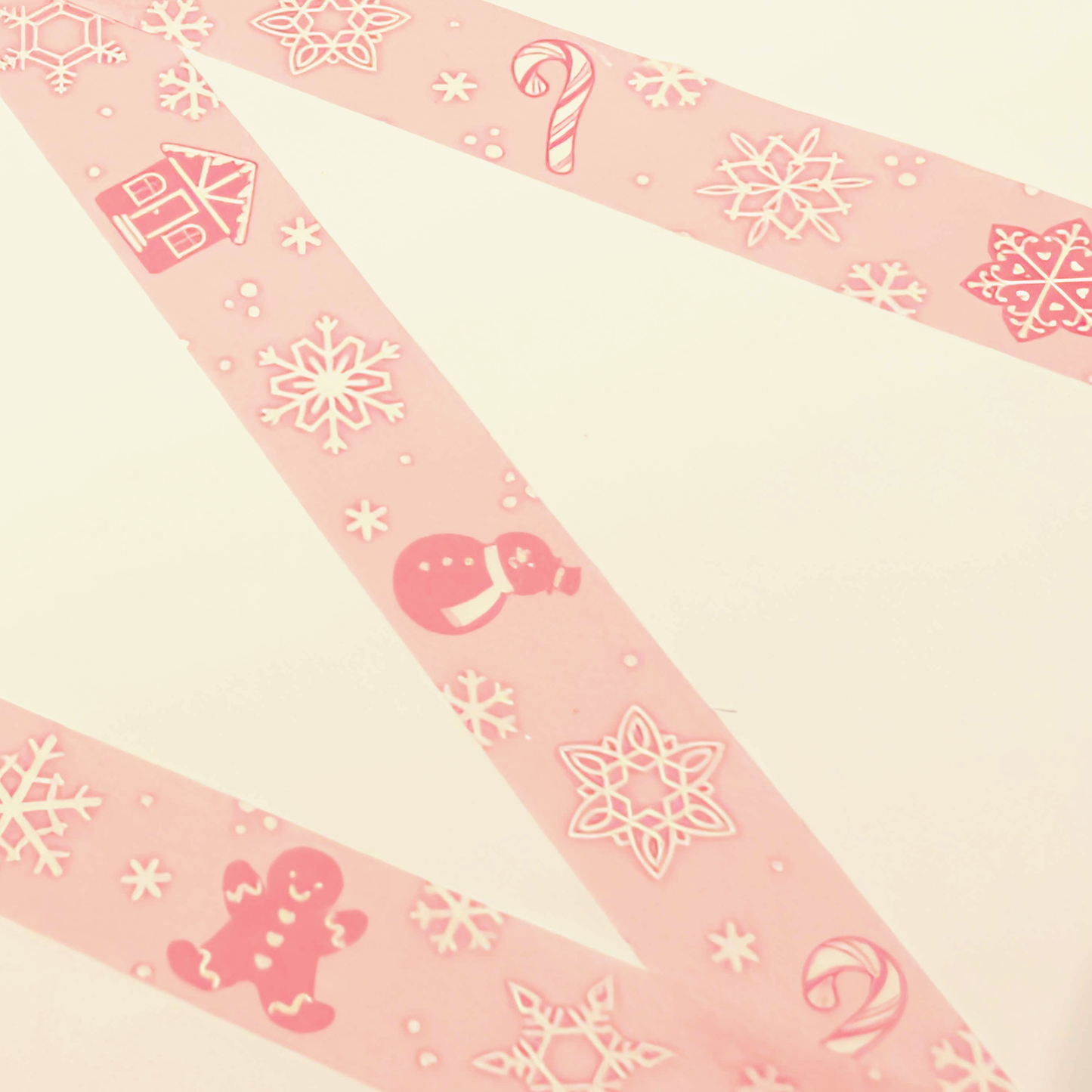 Pink Gingerbread Washi Tape